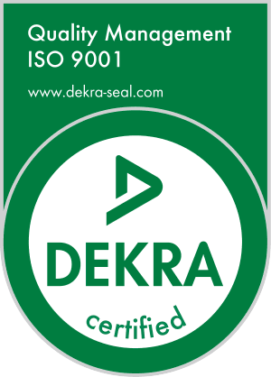DEKRA certified – Quality Management ISO 9001